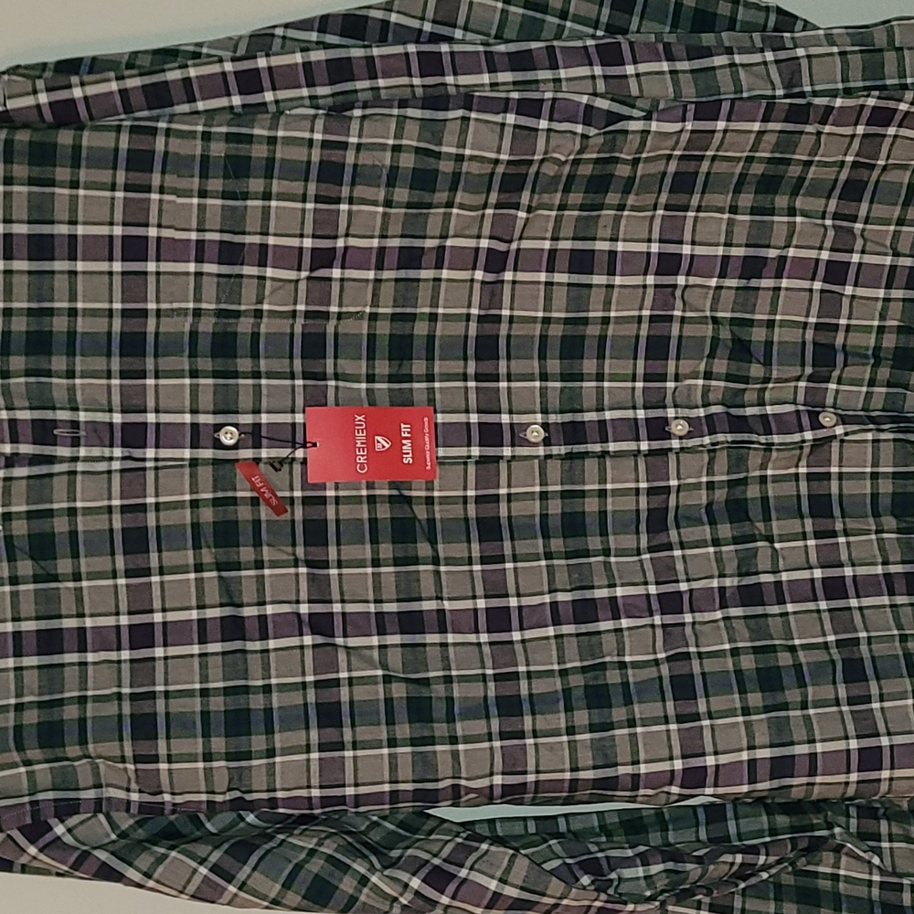 Checkered Green and Black Men's Shirt